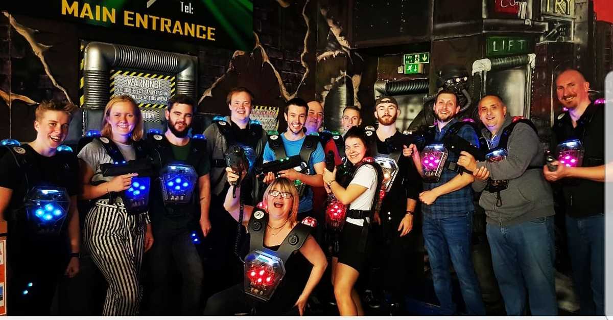 Laser Tag Plymouth Karting Lets Go Out