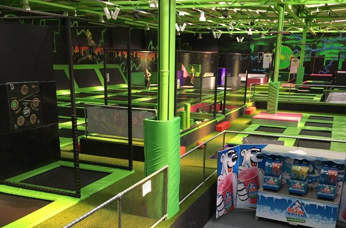 Trampoline Park Flip Out Preston Lets Go Out
